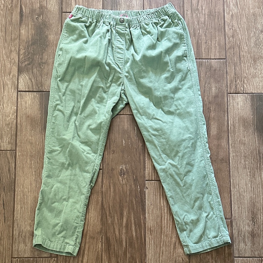 Woman Within Light Green Chinos
